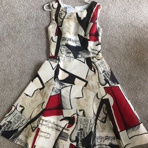 Oscar De La Renta music dress 4/6